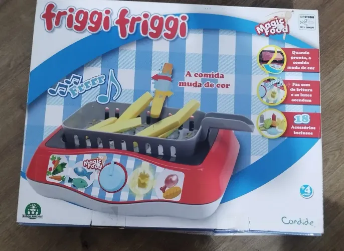 Cozinha Fogão Fritadeira infantil Friggi friggi completa 