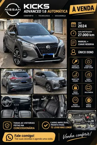 Nissan Kicks Advance 1.6 16V Flex AUT 2024