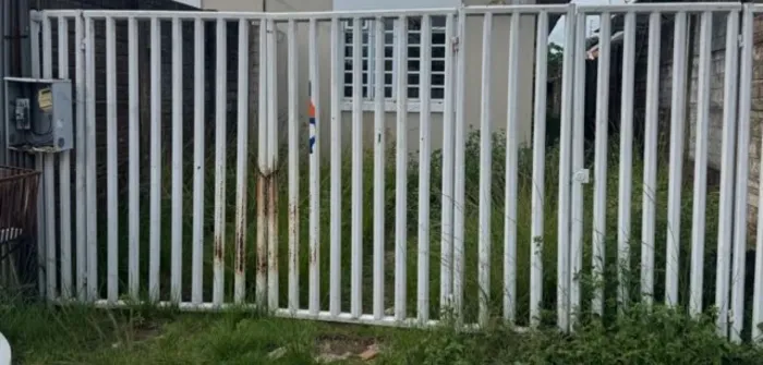 Portão de grade 