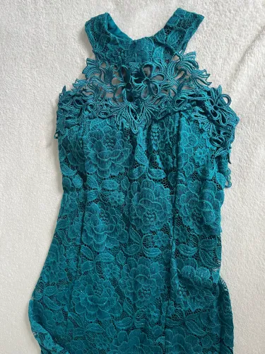Vestido verde formatura