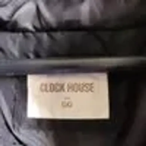 jaqueta puffer clock house preta tam. xxg