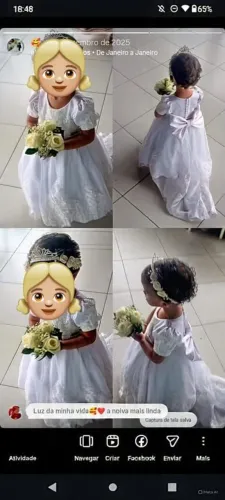 Vestido de noivinha