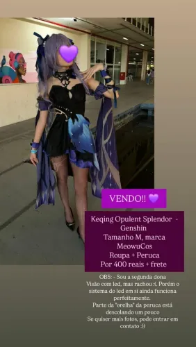 Cosplay Keqing Opulent Splendor