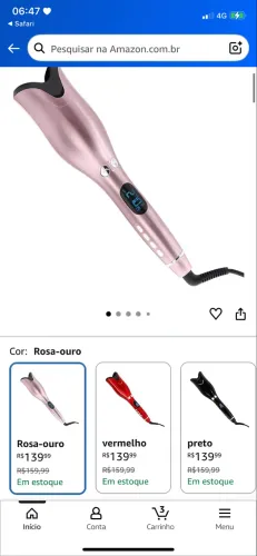 BABYLISS Modelador de Cachos Automático, Compatível com Faixa de Tensão de 127 a 220 Volts