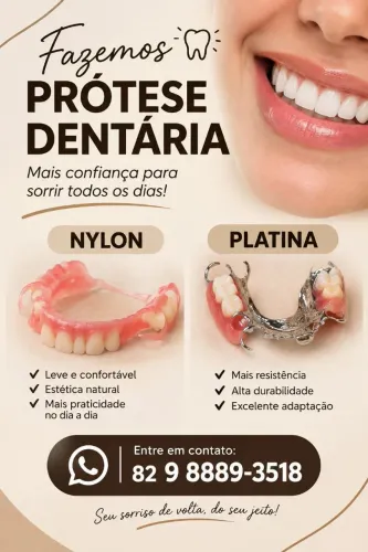 Agende sua visita Prótese dentária
