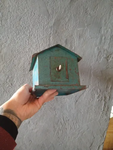 Cofre casa antigo de ferro