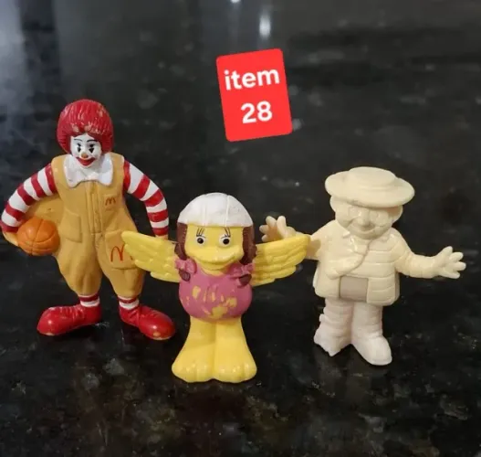 Turma do Ronald promocionais dos anos 90 McDonald