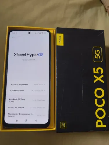 POCO X5 PRO 256Gb de memória.