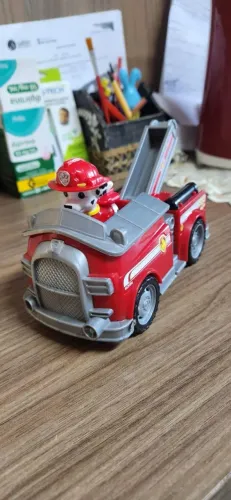 Carrinhos e bonecos Patrulha Canina e PJ Masks