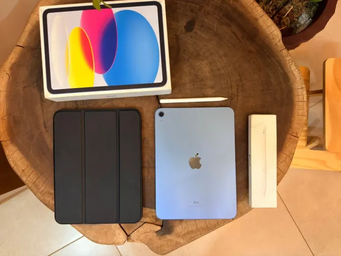 iPad 10 256Gb + Apple Pencil + capa