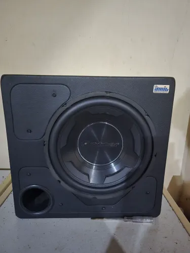 Caixa subwoofer pioneer com módulo taramps ts400x4
