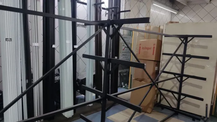 Cavalete para estoque perfis outros 