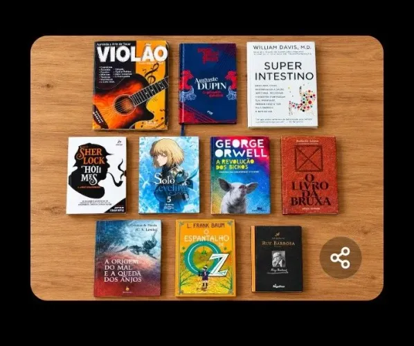 Lote de livros [total de 10 livros]