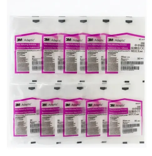 Kit 10 curativos Adaptic 3M 7,6 x 7,6