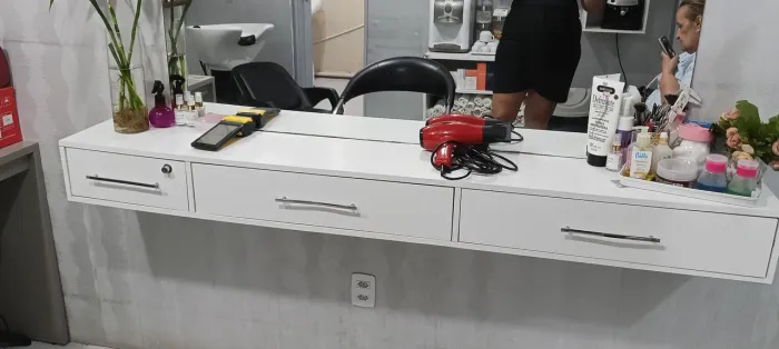 Bancada para cabeleireira 