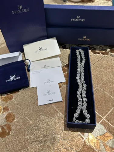 Swarovski Conjunto angelic colar pulseira brincos