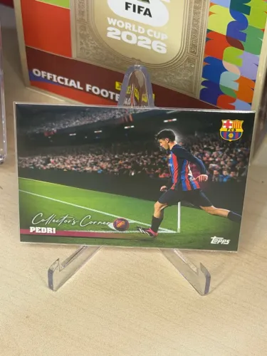 Card Topps Barcelona 2025 Pedri Collectors Corner #38