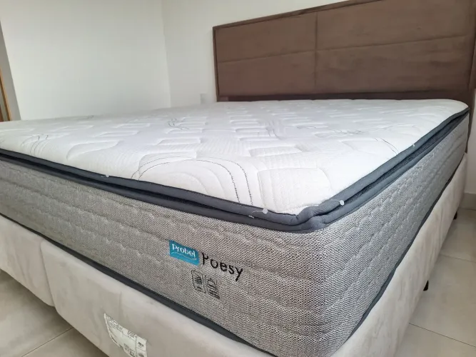 CAMA SUPER KING PROBEL POESY + BASE + CABECEIRA