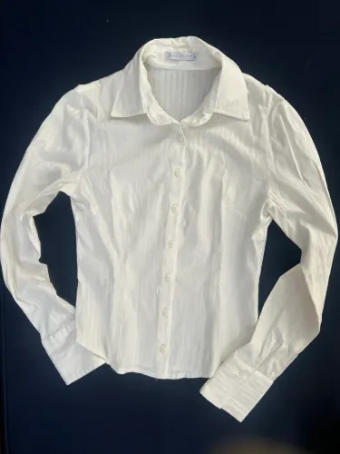 Camisa branca com elastano Evidence TAM 38