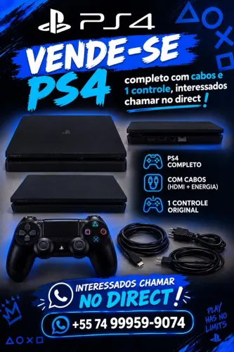 VENDE-SE PS4