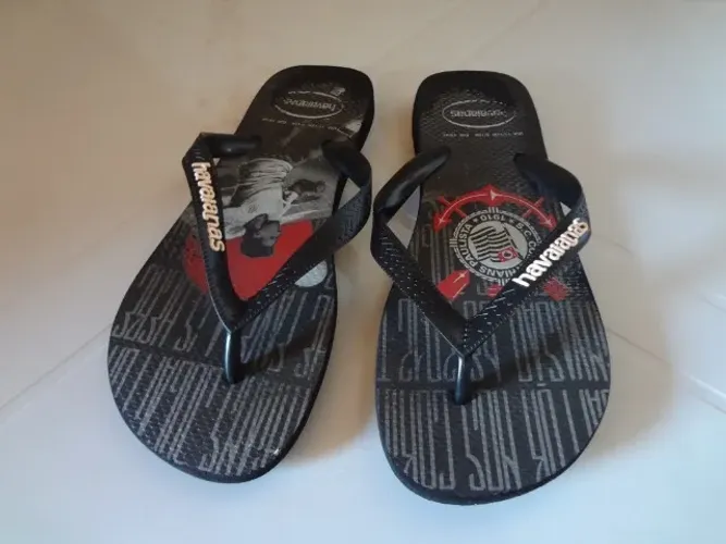 Chinelo Havaianas Top Times: Corinthians
