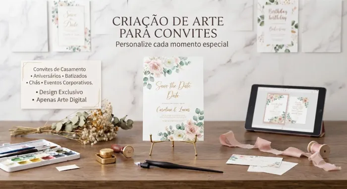 Convites Digitais e interativos com Design Exclusivo para Momentos Únicos.