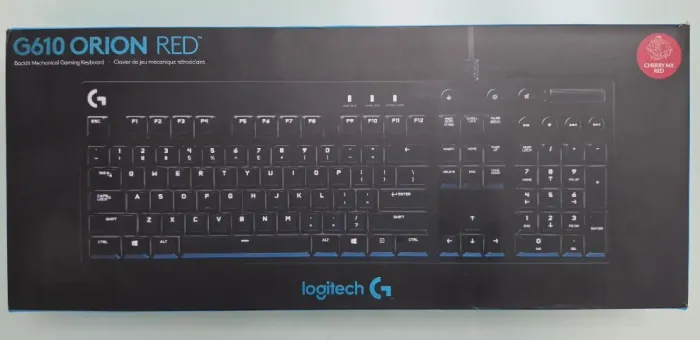 Teclado Gamer Logitech G610 Orion Red Cherry MX ANSI Full 104