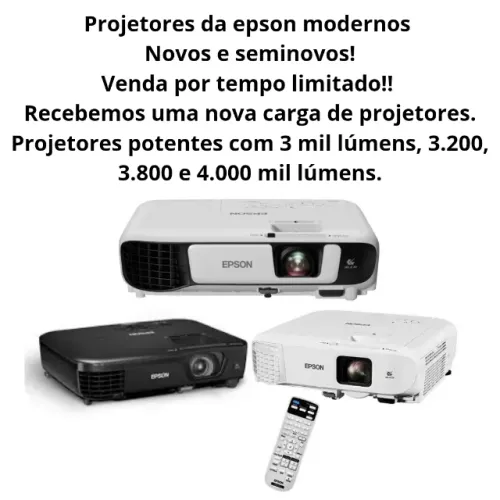 Projetores Epson Profissionais ( Venda ou Troca) (Oferta)