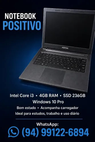 VENDO NOTEBOOK POSITIVO