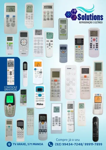 Controles para ar condicionado 