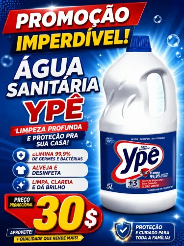 ÁGUA SANITÁRIA YPÊ 5 LITROS 
