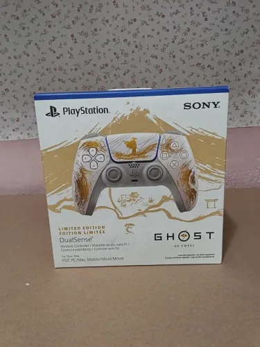 Vendo Controle Sony DualSense Wireless Ghost of Y?tei Dourado Ps5 Lacrado