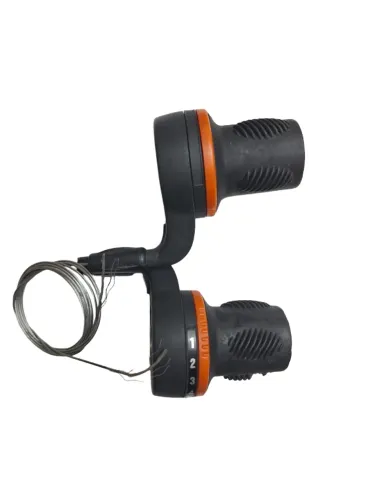 Par Passador De Marcha Rotativo Grip Shift 21v (3x7v) Com Cabos_Usado