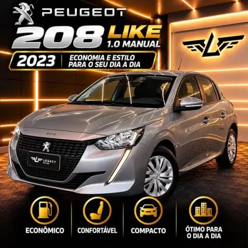 Peugeot 208 Like 1.0 Flex 6V 5P Mec. 2023