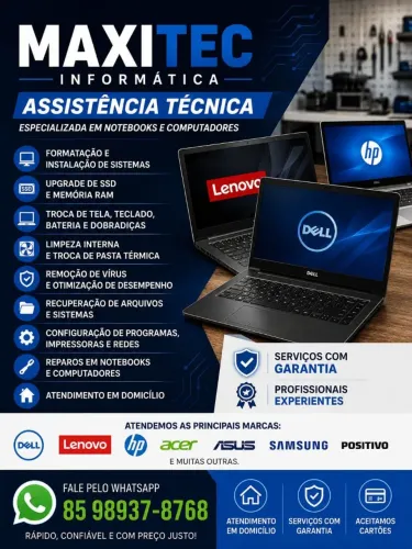 MAXITEC INFORMÁTICA - ASSISTÊNCIA TÉCNICA ESPECIALIZADA<br>