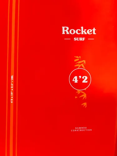 Prancha F-one Rocket Surf 4.2 polegadas e 28 litros - zerada com capa