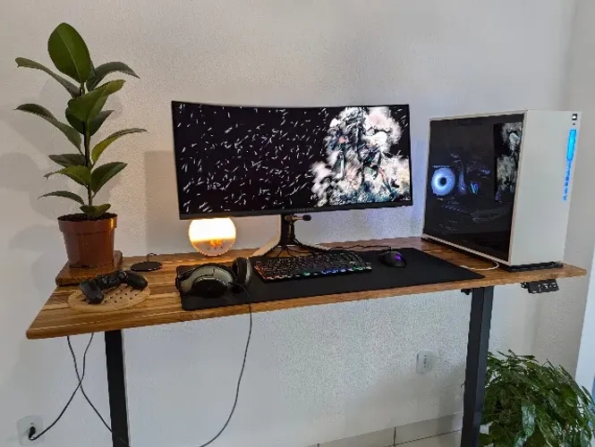Mesa Ajustável Madeira Maciça Teca (Personalizada)