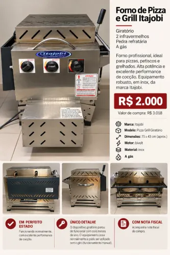 Forno Pizza 2 meses de uso