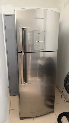 Geladeira Brastemp Duplex Fros Fre inox 110v 450 litros