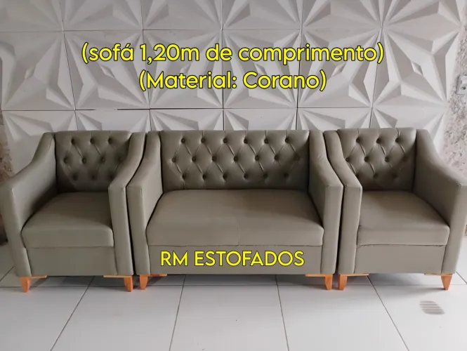 Sofá para barbearia ou salão de beleza a pronta entrega