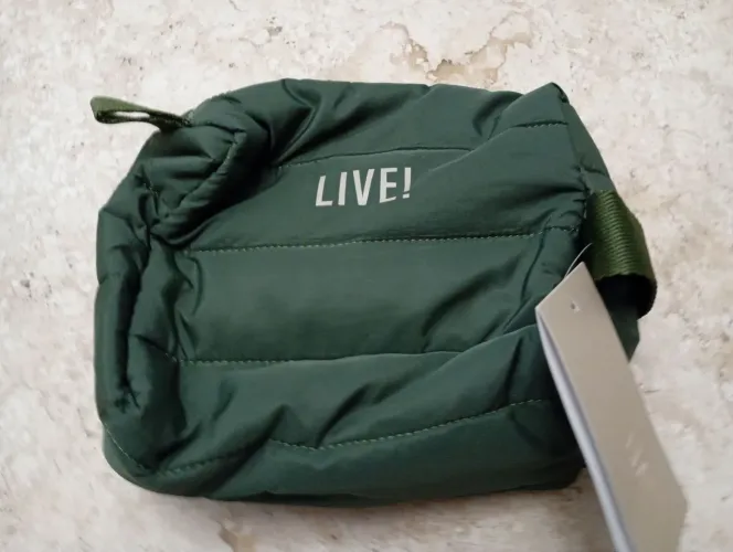 Necessaire Live! Verde militar