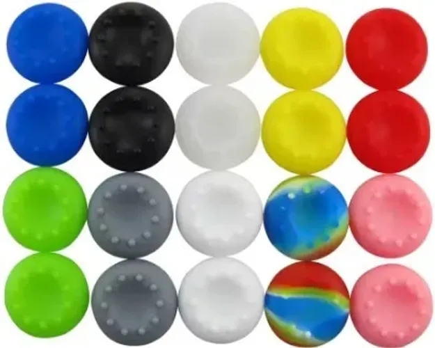 Par de Thumb Grip Cover de Silicone para Analógicos de diversos controles novo