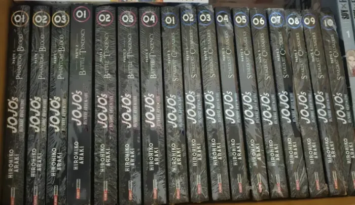 Coleção Mangá Jojo's Bizarre Adventures Partes 1 a 3 Completo