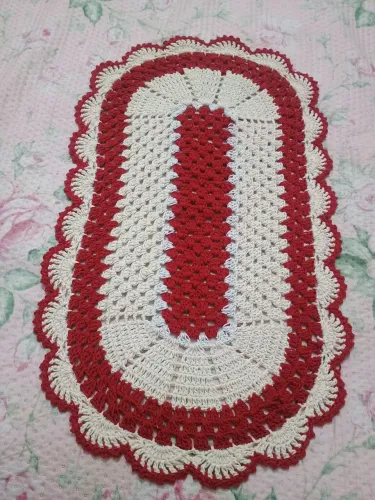 Tapete de crochê