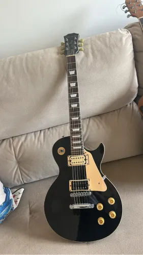 Guitarra les paul nash - captadores duncan - com capa