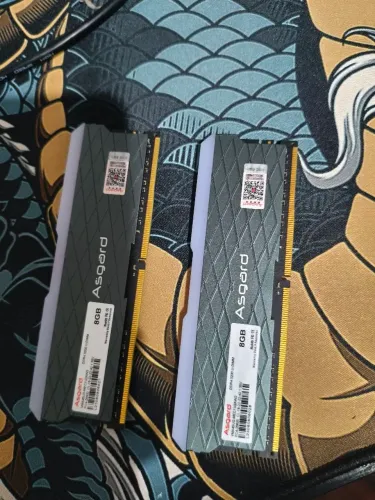 Memória ram ddr4 16gb RGB 3200 8x2