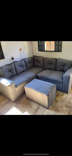 Sofá de Canto 5 Lugares Novo