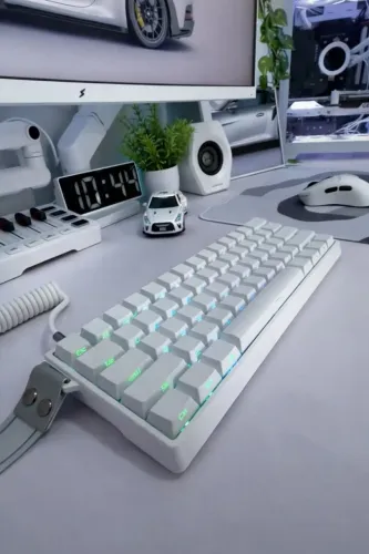 Teclado Magnético Gamer AULA WIN60 HE, Rapid Trigger 0.04mm, PR 8K e 60% !!