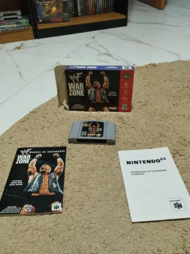 War Zone - Nintendo 64 - 100% original - Caixa, manual e cartucho