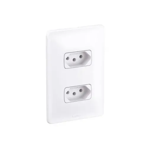 Tomada 10A 2x2P+T 4x2 Pial zeffia Legrand